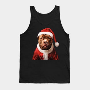 American bully Chirstmas time Tank Top